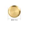 Stainless Steel Round  Food Storage Tray Korean Style Steak BBQ Buffet Plates Durable Thicken Shallow Dishes Kitchen Tools
