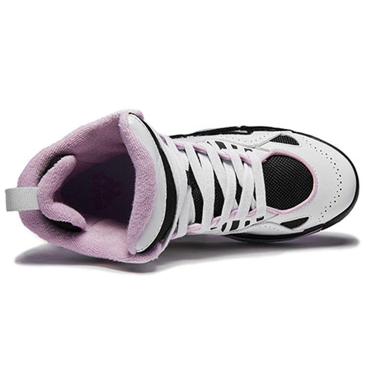 Kappa Comfortable High-Top Retro Basketball Shoes Women sneakers Pink White K0965CC76-001
