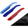 Automotive Grille Insert Trims Strips Front Center Kidney Grilles Compatible with 2016-2019 BMW X1 7-Beams Grille Insert Accessories