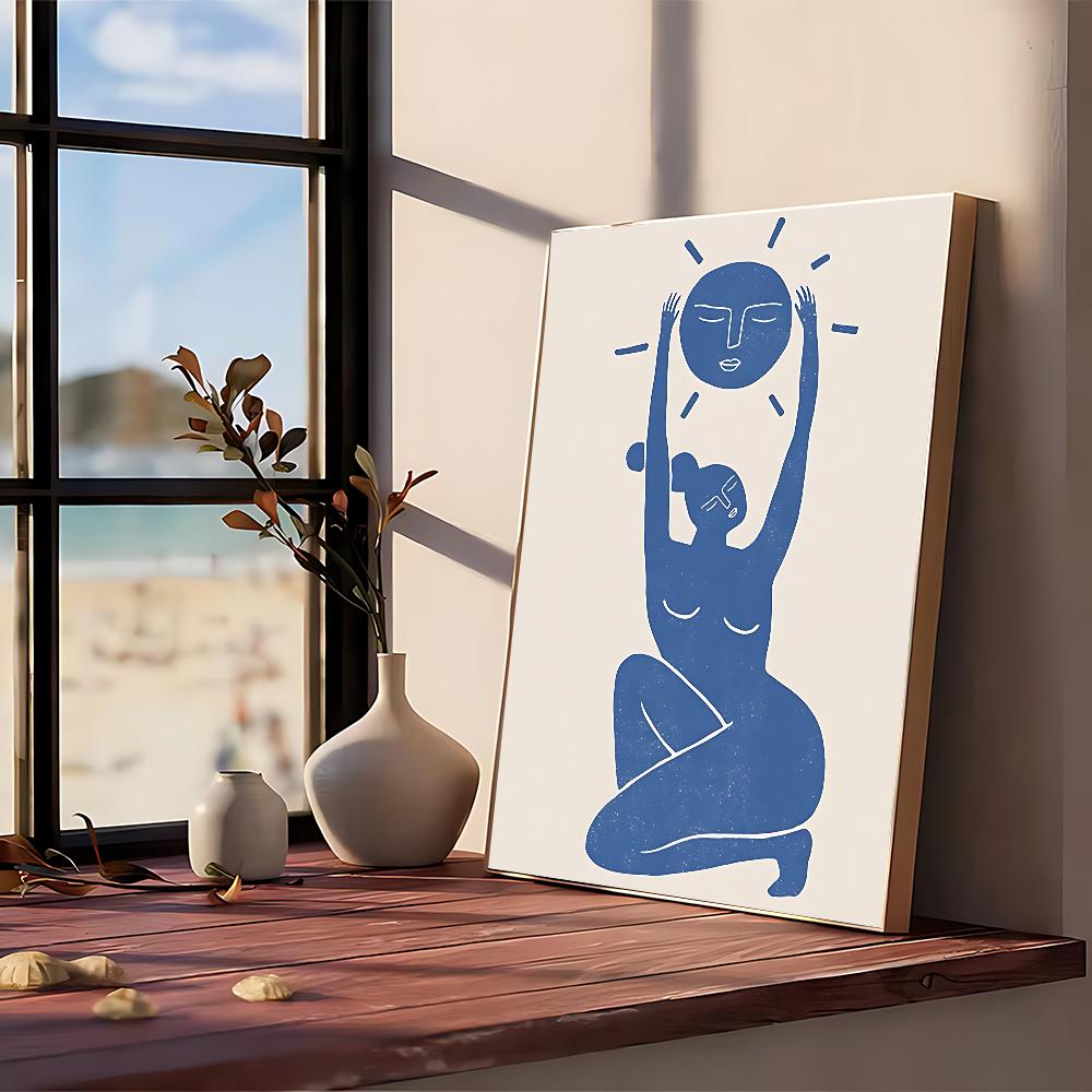 Gambar Abstrak Lind Poster No Framed Poster Kraft Club Bar Paper Vintage Poster Wall Art Painting Bedroom Study Stickers