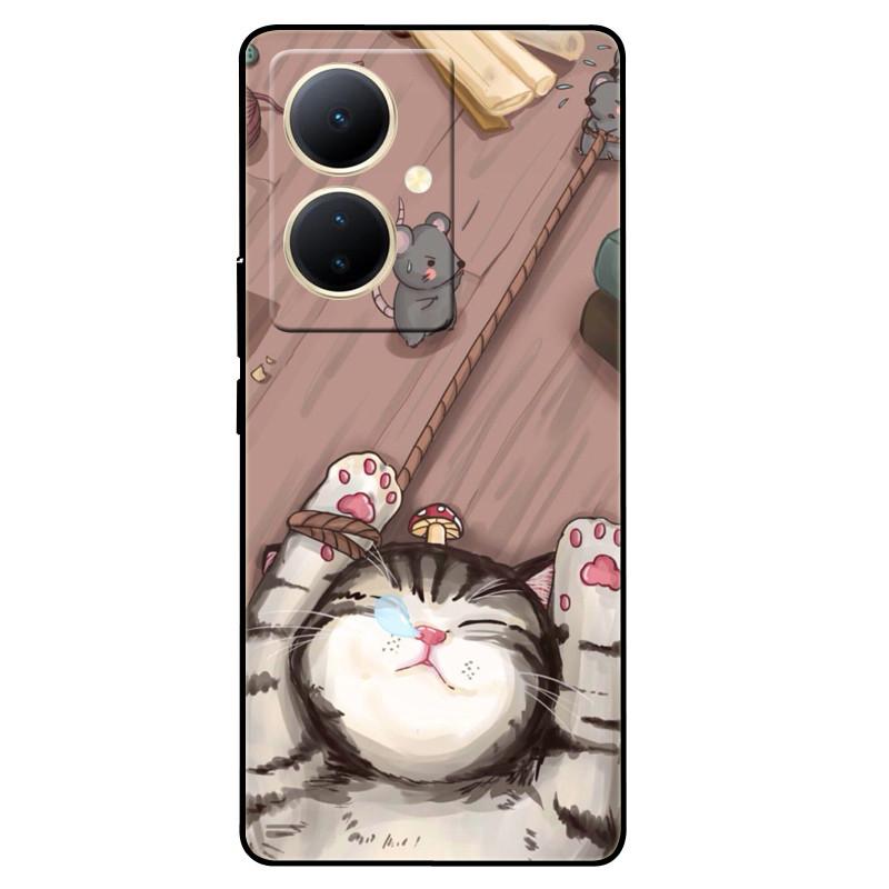 For Vivo V29 Lite 5G Case Global TPU Silicone Wolf Lions Phone Shell For VIVO V29 LITE 6.78 Funda On V29Lite Cat Animals Covers