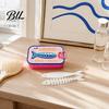 Retro Sardine Can Jewelry Box Storage Box, Portable Anti-tangle Travel Case, Plastic Case Lightweight Organizer for Necklaces And Earrings Earring