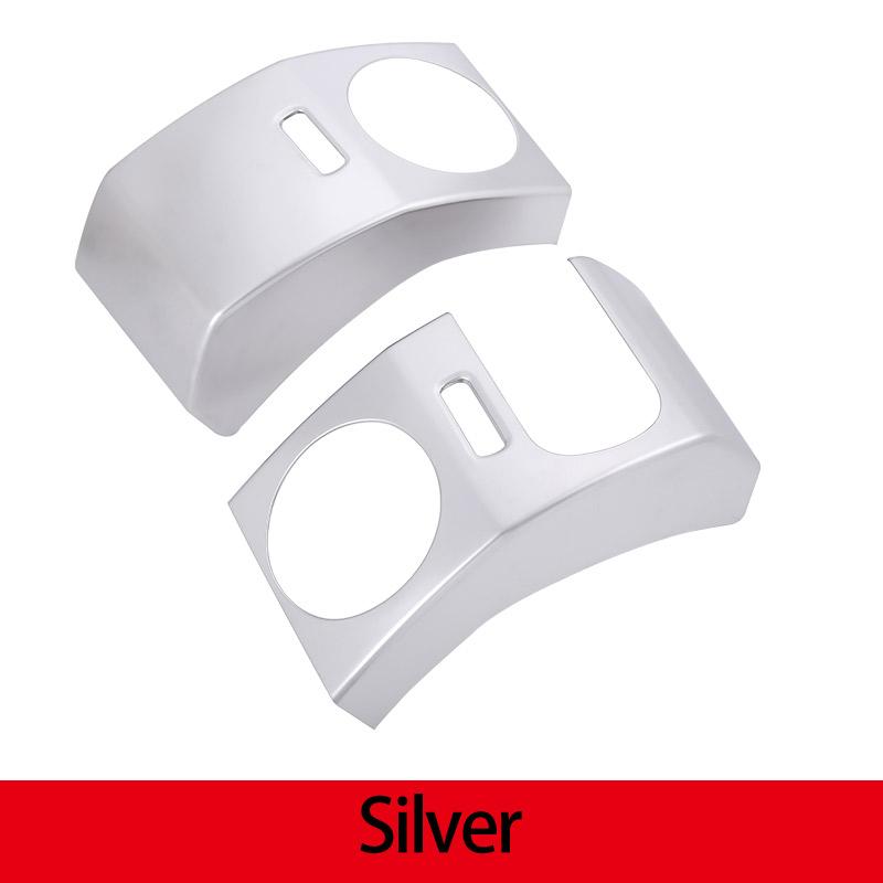 

For Land Rover Discovery 4 LR4 2010-2016 ABS Car Side Air Conditioning Vent Outlet Cover Trim Stickers Car Accessories срібний