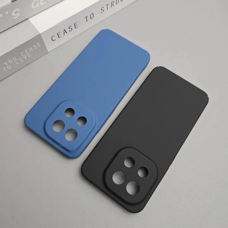 Hard PC Shockproof Case For OPPO Reno 16 16Pro Simple Solid Color Matte Lens Protection Phone Cover For Reno16 Pro Bumper Shell