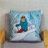 Federa Cuscino con Fantasia Ding Ding Adventure Regalo per Bambini Federa Quadrata Decorazione Auto Divano Casa
