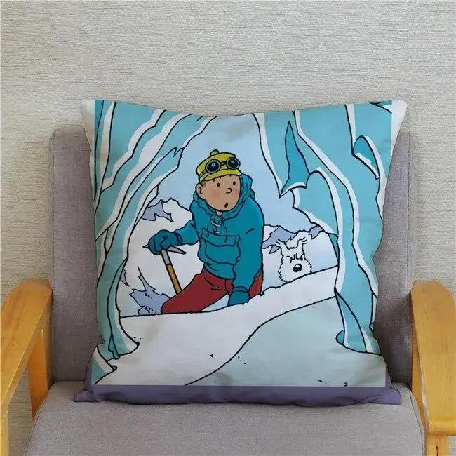 Federa Cuscino con Fantasia Ding Ding Adventure Regalo per Bambini Federa Quadrata Decorazione Auto Divano Casa