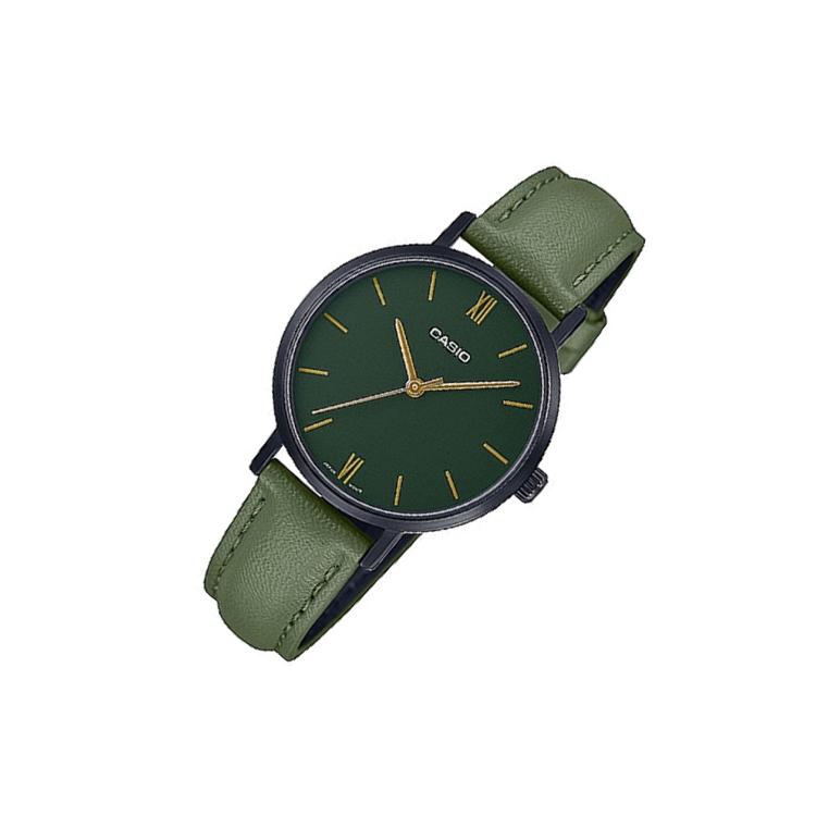 Casio Damen Standard Serie Grüne Uhr LTP-VT02BL-3A LTP-VT02BL-3A