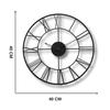 Luxurious Roman Modern Metallic Analog Wall Clock for Home, Office, Living Room, Bedroom and Kitchen | Big Size Stylish Latest Home Decor