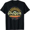 Oregon - Cool Funny Graphic Vintage Men Women Kids Retro T-Shirt