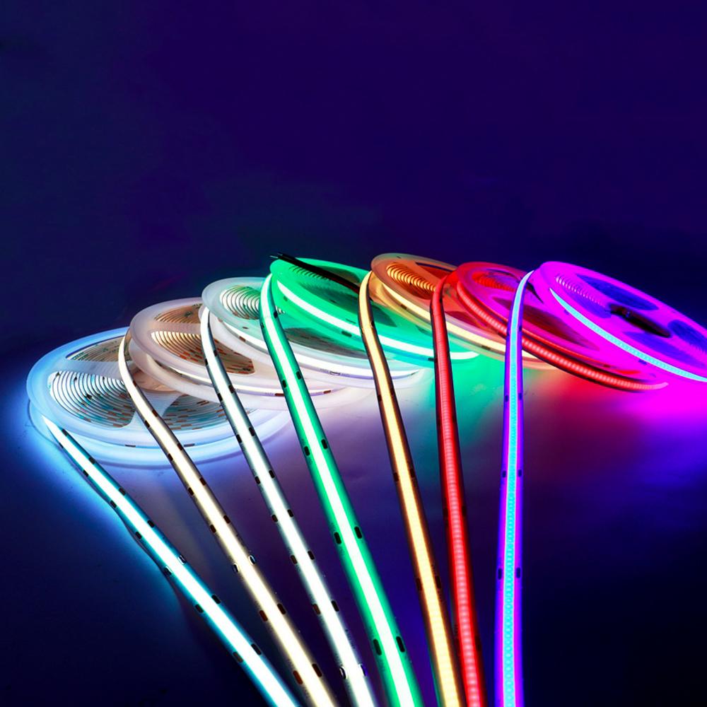 

Новое поступление 2022 года, светодиодная лента Cob Rgb, 768 светодиодов/м, 24 В, IP65, водонепроницаемая, гибкая светодиодная лента Rgb