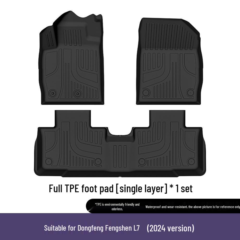 Eco-Friendly 3D All-Weather TPE Car Mats for Dongfeng Fengshen L7