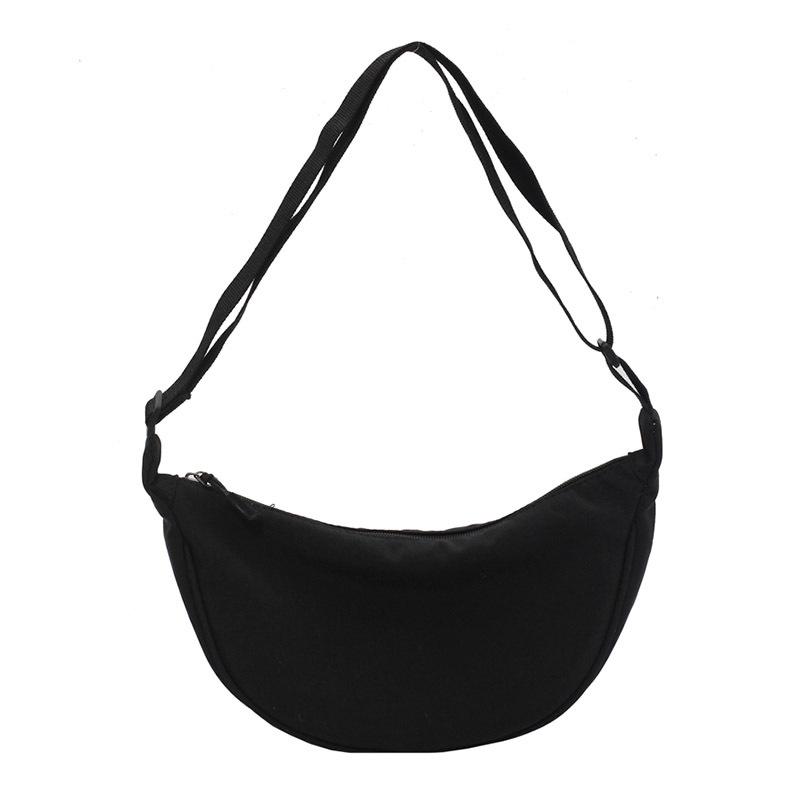 Orange Canvas Crossbody Bags for Women Fashion Handbags Casual Hobos Chest Bag Pouch Student Shoulder Cross Bag