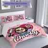 3pcs Chucky pattern bedding set duvet cover set includes duvet cover &pillowcases, perfect all season bedroom decoration & gift