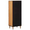 Highboard with Storage Natural Finish 40 x 33 x 110 cm Solid Mango Wood