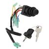 10pin Remote Control Box Ignition Key Switch 703‑82510‑42‑00 Replacement for 4 Stroke 8HP‑225HP Outboard Motors