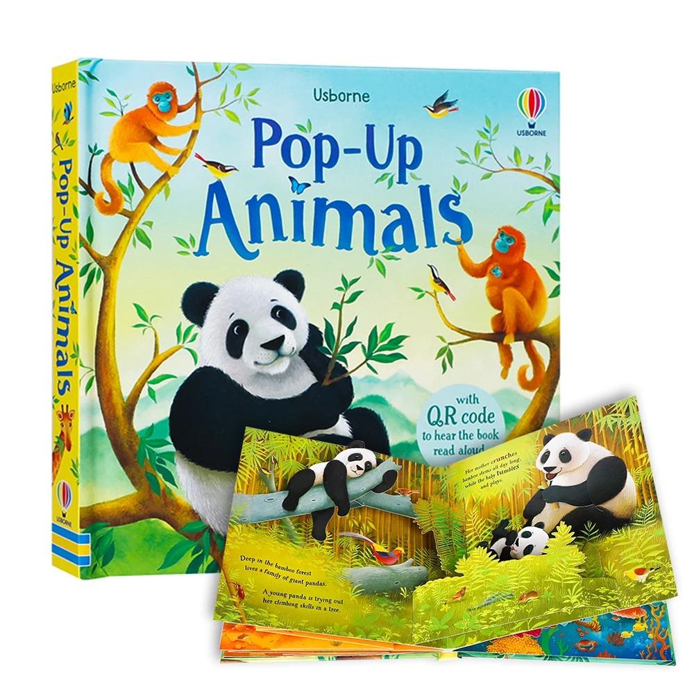 Kids Pop Up 3D Flap Picture English Books Fairy Tales Bedtime Reading Book Enlighten Learning Toy Children Gift Montessori