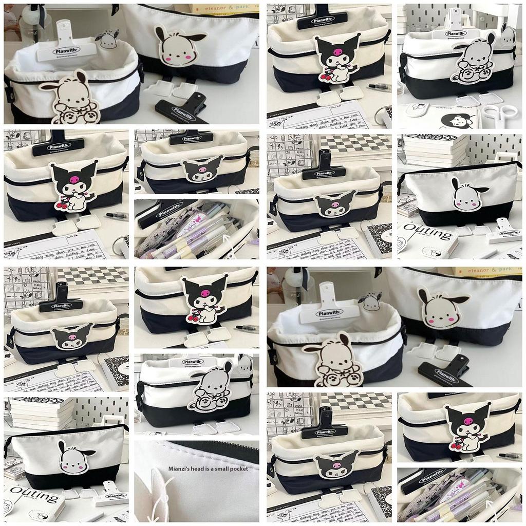 Grote Capaciteit Oxford Cartoon Pachagou En Kuroomi Etui Voor Studenten