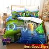 Set Biancheria da Letto Spyro Reignited Trilogy Copripiumino Lenzuolo Set Letto Stampato Federa Letto Matrimoniale Queen King Size Piumone Camera da Letto