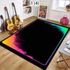 Rug Carpet Mat Non-Slip Neon Marquee Light Illusion Area Rug for Living Room Bathroom Kitchen Nursery Playroom Retro Home Decor
