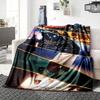 1Pc Michael'S Basketball Journey Blanket Soft Throw Blanket For Home Bedroom Bed Sofa Travel Office Solid Christmas Blanket