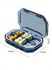 4/6 Grid Nordic Style Medicine Dispensing Box. Portable Travel Medicine Box. Can Be Used As A Jewelry Box, Storage Box,Etc