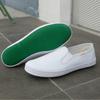 Unisex Sneakers Zapatillas Deportivas Hombre Cotton Canvas Breathable Casual Shoes Pure White Canvas Shoe Slip-on Shoes