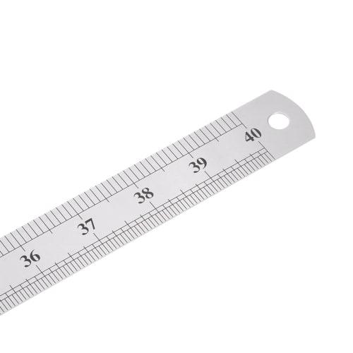 uxcell Stainless Steel Ruler, Straight Edge Measuring Tool for Woodworking, Painting, and Crafts, 1m Long X 1mm Thick X 29mm Wide, Silver Tone