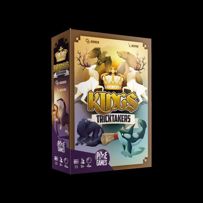 Jeu de cartes - PIXIEGAMES - Kings Tricktakers - Jeu de plis stratégique - Dès 14 ans