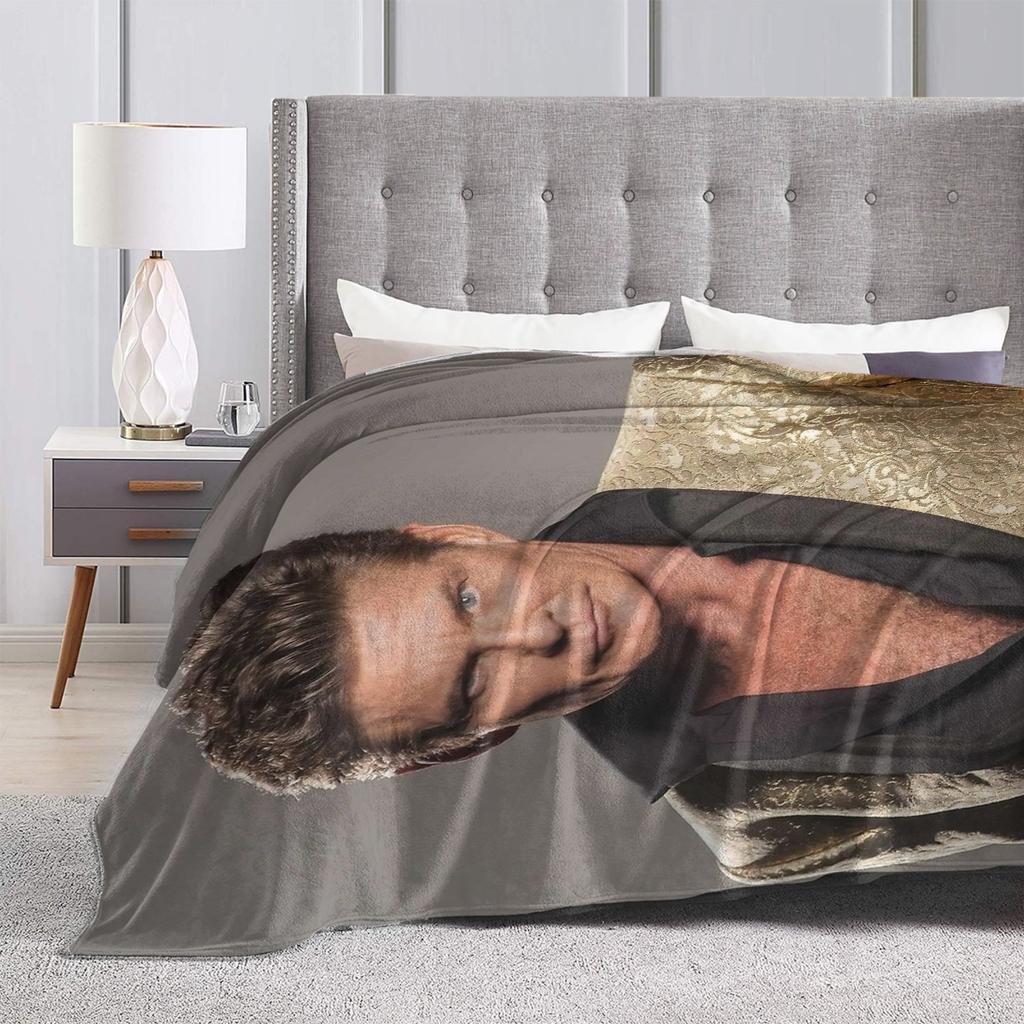 david hasselhoff the hof Blanket Quality Super Soft  Bedding Throws Winter Airplane Travel Bedroom Fluffy Bedspread