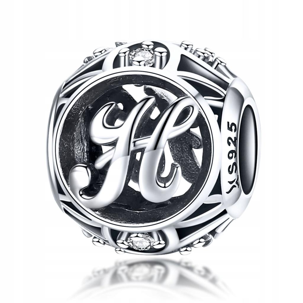 Charms Do Pandora Zawieszka Charms Litera H Srebro 925