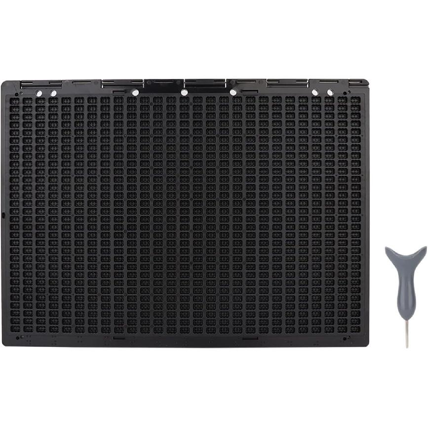 Slate and Braille,Braille Writing Slate with 27 Lines 30 Cells, and Braille Learning, Easy to Use for Braille Writing