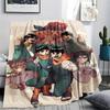 1PC Naruto Patterned Flannel Blanket Suitable For All Seasons For Home Decor Warmth And Comfort Gifts Holiday Present