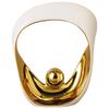 Abstract Ornaments Decorative Figurines Golden Geometric Office Ornaments Sculpture Ceramic Crafts Statues Home Decoration