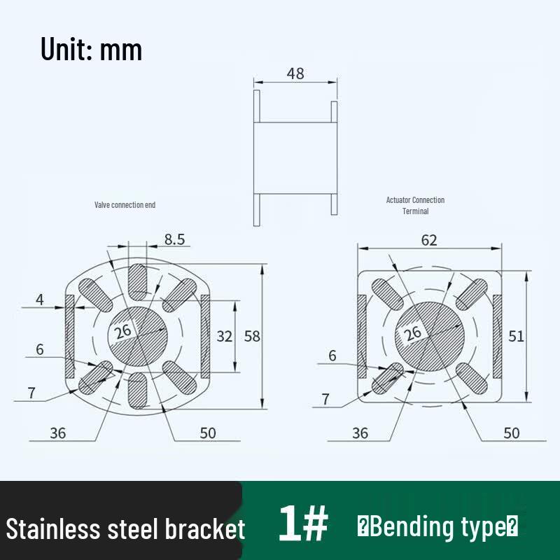 Pneumatic Valve Connection Bracket
