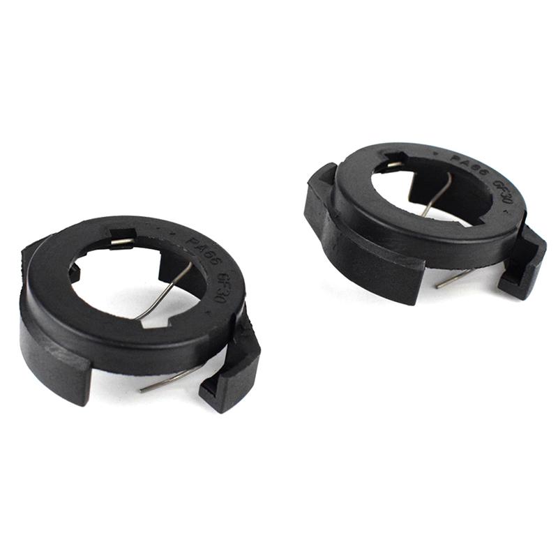 1Pair H7 Automobile Led Headlight Bulb Base Replacement Holder Adapter Retainer Cover For Alfa Romeo Vw Passat B6 Vw Magotan 09-10 Ford Kuga
