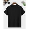T-shirt da uomo a girocollo a maniche corte, taglia europea, stampa line art di Don Chisciotte e Sancho Panza, piena di vibes artistiche vintage, adatta agli amanti della letteratura
