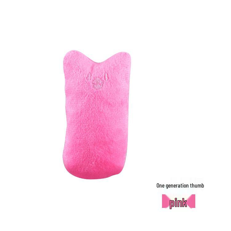 Pure Cotton Catnip Plush Teaser Stick - Cute Pet Self-Play Toy