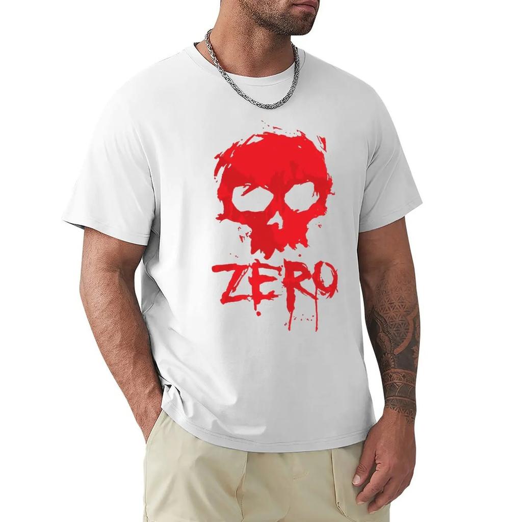 New Zero Original Skate Vintage Skull Men'S Black T-Shirt Unisex Men Women Tee Shirt