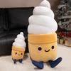 Ice Cream Plush Pillow 30/60/100cm Cute Stuffed Doll for Girls Lumbar Nap Support Soft Hugging Body Pillow for Bed Dorm