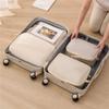 Travel Storage Set With Compression Bags For Clothes And Shoes For Efficient Packing
