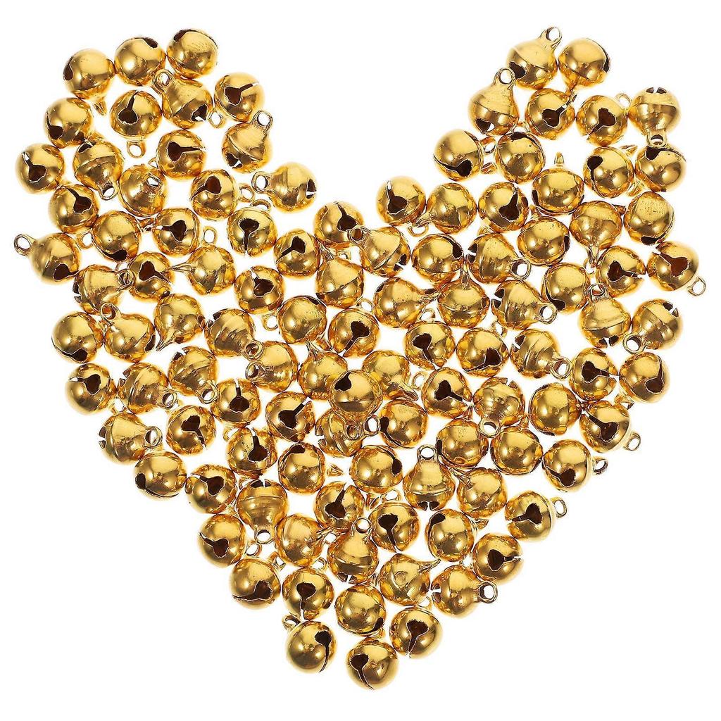 Loud Sound Mini Jingle Bells For Jewelry Makers And Christmas Decor 100Pcs