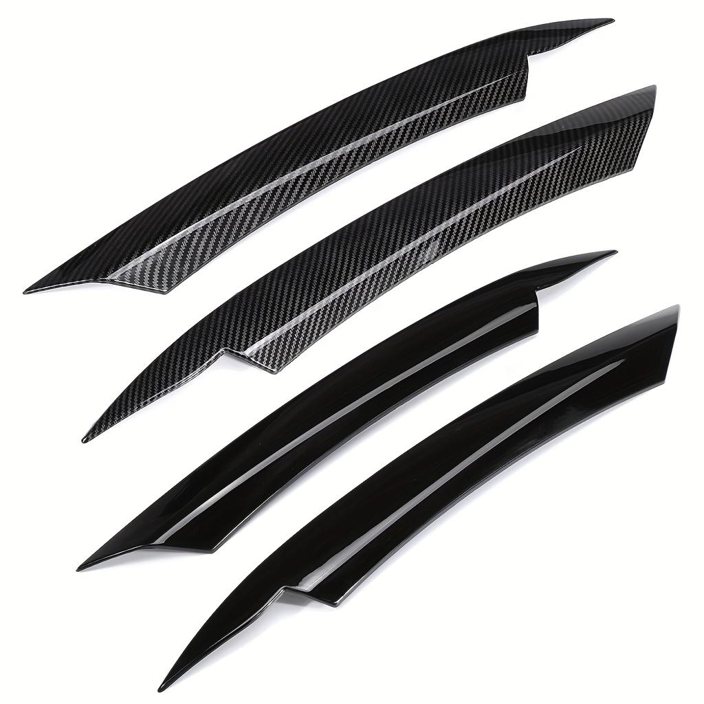 Headlight Eyelid Trim for VW Passat B7 2010-2014-ABS Eyebrow Cover Stickers Car Trim Accessories Car Headlight Enhancement