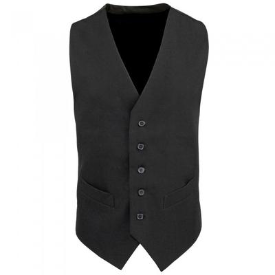 Mens Lined Polyester Waistcoat / Catering / Bar Wear (Pack of 2)