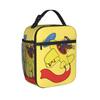 Neugieriger George im Flugzeug Isolierte Lunchtaschen Thermotasche Wiederverwendbar,Essensbehälter Auslaufsichere Tragetasche Lunchbox Büro Picknick