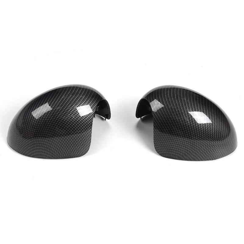 ABS Carbon Texture Rearview Mirror Cover Cap Compatible with For Mini Cooper R55 R56 R57 R58 R60 R61 Exterior Mirror Housing