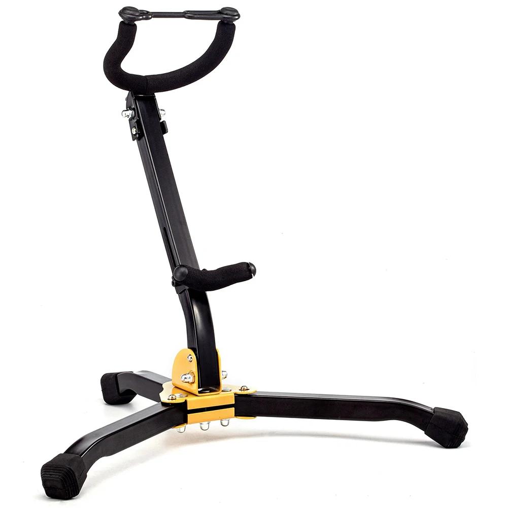 

Alto Tenor Saxophone Stand Metal Folding Saxophone Stand Adjustable Professional Sax Rack Wind Instrument Accessories жовтий