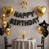 Heart Star Happy Birthday Balloon Garland Kit Latex/Aluminum Film DIY Accessories Balloons Background Wall Decoration Supplies