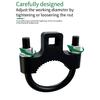 3/8 Inch Inner Tie Rod Removal Tool, Car Steering Ball Joint Disassembly Maintenance Tool, Professional Auto Repair Tool