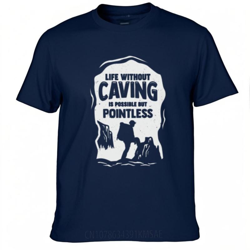 New Arrived For Him Crew Neck Tshirt Life Without Caving Is Possible But Pointless Classic Boys Teeshirt Soft Cotton Tee