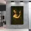 St. John the Baptist Canvas Paintings Reproductions Leonardo Da Vinci Famous Canvas Art Prints Home Decor Wall Art Pictures